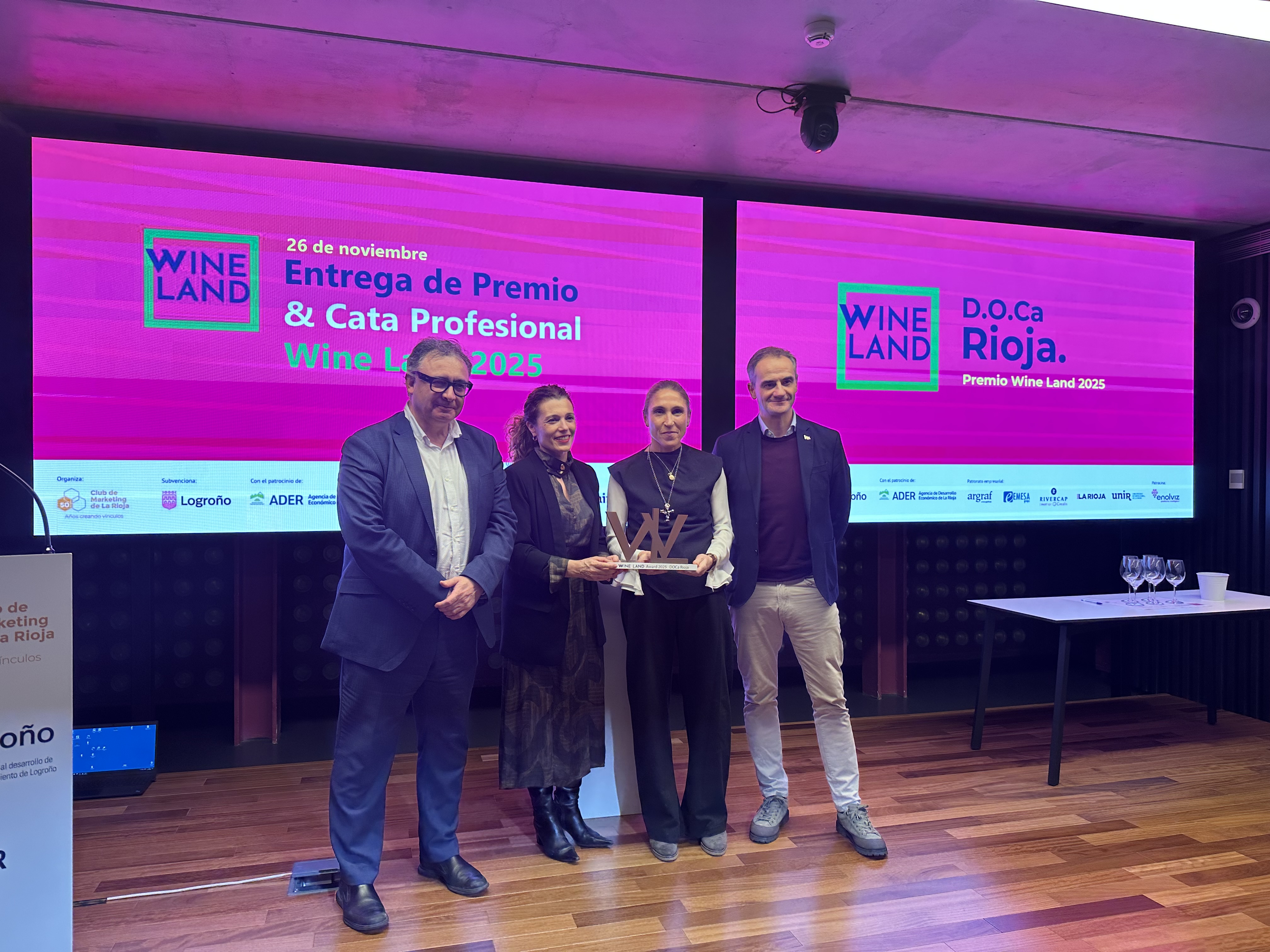 Wine Land 2025 cierra su edición más completa reconociendo a la DOCa Rioja en su centenario y celebrando una cata magistral sobre la Garnacha