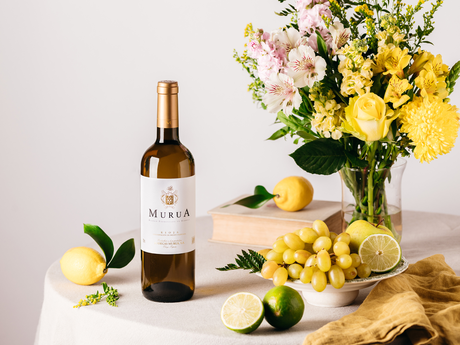 Murua Blanco Fermentado en Barrica, Mejor Vino Blanco con Crianza
